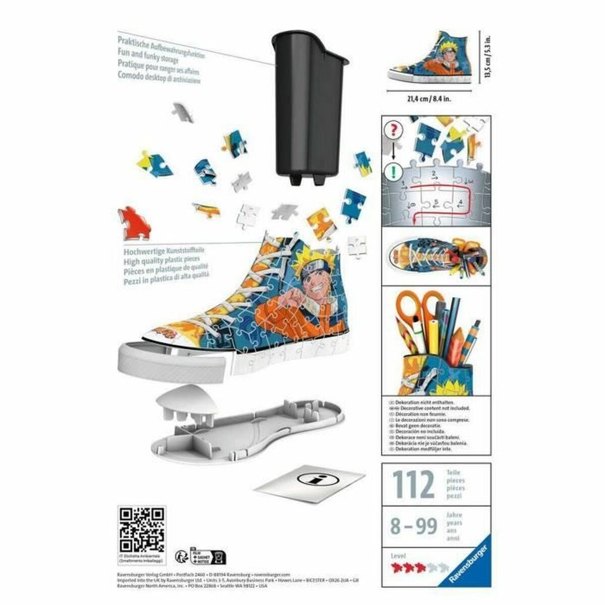 3D puzzle Naruto 11543   Copati 112 Kosi
